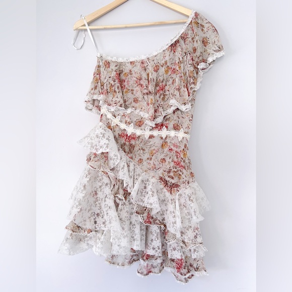 Ixiah Dresses & Skirts - IXIAH - Floral Chiffon Dress